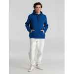 Толстовка с капюшоном унисекс KING, ярко-синяя, размер XS