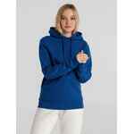 Толстовка с капюшоном унисекс KING, ярко-синяя, размер XS