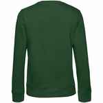 Свитшот женский QUEEN, темно-зеленый, размер XS