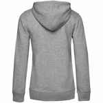 Толстовка на молнии с капюшоном женская BNC INSPIRE (ORGANIC), серый меланж, размер XS