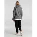 Толстовка с капюшоном унисекс KING, темно-серый меланж, размер S