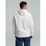 Толстовка на молнии с капюшоном унисекс KING, белая, размер XS