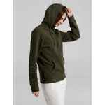Толстовка на молнии с капюшоном унисекс KING, хаки, размер XS
