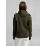 Толстовка на молнии с капюшоном унисекс KING, хаки, размер XS