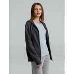 Толстовка на молнии с капюшоном унисекс KING, темно-серая, размер XS