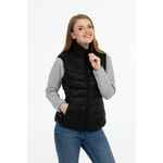 Жилет компактный женский STAVANGER черный с серым, размер XS