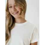 Футболка детская T-BOLKA KIDS, белая (теплый оттенок), 8 лет