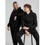 Толстовка на молнии с капюшоном SIVERGA HEAVY 2.0, черная, размер XS