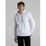 Толстовка на молнии с капюшоном SIVERGA HEAVY 2.0, белая, размер XS