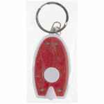 Брелок-фонарик VIVID, VER.2, красный с белым