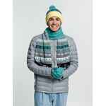 Шарф MIRAKLER, зеленый с желтым