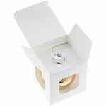 Елочный шар FINERY GLOSS, 8 см, глянцевый золотистый