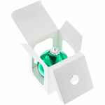 Елочный шар FINERY GLOSS, 10 см, глянцевый зеленый