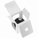 Елочный шар FINERY MATT, 10 см, матовый черный