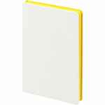 Ежедневник DUPLEX, недатированный, белый с желтым