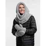 Балаклава-капюшон FLOCKY, серая