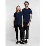 Футболка унисекс ANKARA, темно-синяя, размер XS