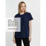 Футболка унисекс ANKARA, темно-синяя, размер XS