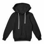 Толстовка с капюшоном детская KIRENGA KIDS, черная, 12 лет