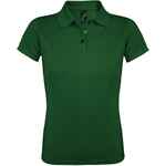 Рубашка поло женская PRIME WOMEN 200 темно-зеленая, размер XL