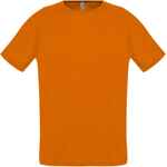 Футболка унисекс SPORTY 140 оранжевая, размер M