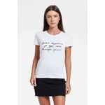 Футболка женская «Давай возьмемся за руки», белая, размер M