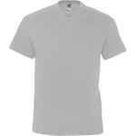 Футболка мужская с V-обр. вырезом VICTORY 150 серый меланж, размер XXL