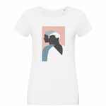 Футболка женская «Пара», белая, размер M