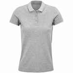 Рубашка поло женская PLANET WOMEN, серый меланж, размер XS