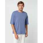 Футболка унисекс оверсайз STREET VIBES, синяя (лавандовая), размер XL/XXL