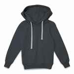 Толстовка с капюшоном детская KIRENGA KIDS, темно-серая (графит), 10 лет