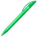 Ручка шариковая PRODIR DS3 TFF RING, светло-зеленая с серым