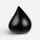 Антистресс «Капля», черный