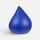 Антистресс «Капля», синий