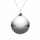 Елочный шар FINERY GLOSS, 8 см, глянцевый серебристый