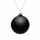 Елочный шар FINERY GLOSS, 8 см, глянцевый черный