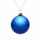 Елочный шар FINERY GLOSS, 8 см, глянцевый синий