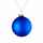 Елочный шар FINERY MATT, 8 см, матовый синий