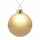 Елочный шар FINERY GLOSS, 10 см, глянцевый золотистый