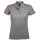 Рубашка поло женская PASADENA WOMEN 200 с контрастной отделкой, серый меланж/оранжевый, размер XL