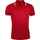 Рубашка поло мужская PASADENA MEN 200 с контрастной отделкой красная с белым, размер M
