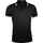 Рубашка поло мужская PASADENA MEN 200 с контрастной отделкой черная с белым, размер XL