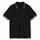 Рубашка поло VIRMA STRIPES, черная, размер XL