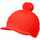Вязаная шапка с козырьком PEAKY, красная (кармин)