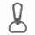 Застежка-карабин SNAP HOOK, M, серая