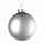 Оформительский шар FINERY, 10 см, матовый серебристый