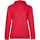 Толстовка с капюшоном женская HOODIE, красный меланж, размер XS
