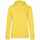 Толстовка с капюшоном женская BNC INSPIRE (ORGANIC), желтая, размер XS