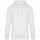 Толстовка с капюшоном унисекс KING, белая, размер XS