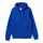 Толстовка на молнии с капюшоном унисекс KING, ярко-синяя, размер XS